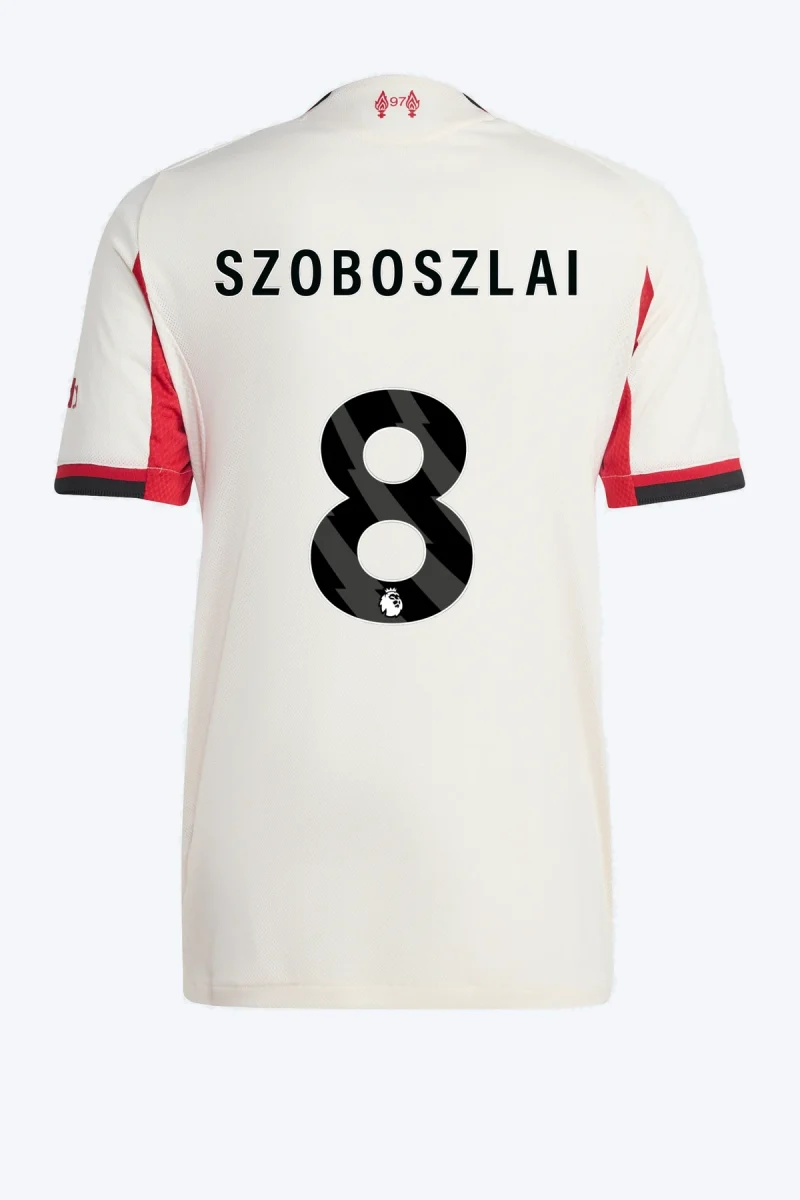 Szoboszlai 8 Voetbalshirt - Liverpool FC 25/26 Uit Authentic