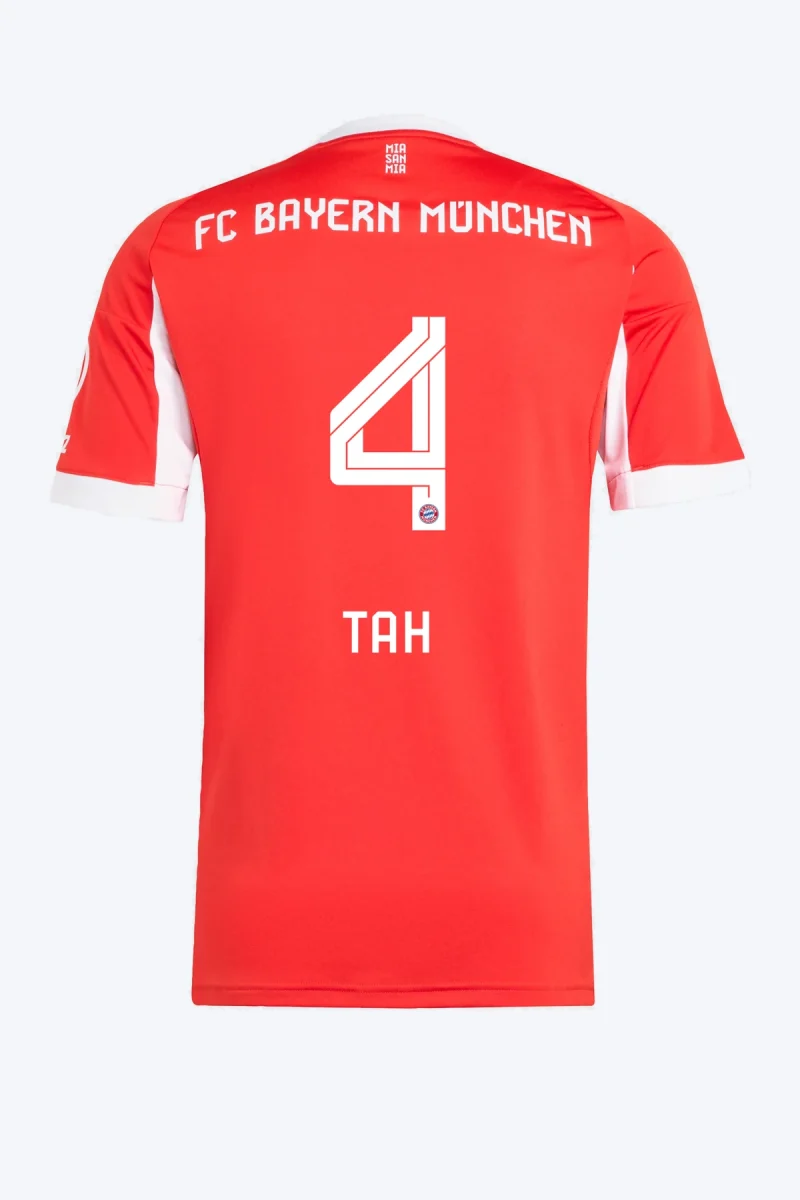 Tah 4 Voetbalshirt - FC Bayern 25/26 Thuis