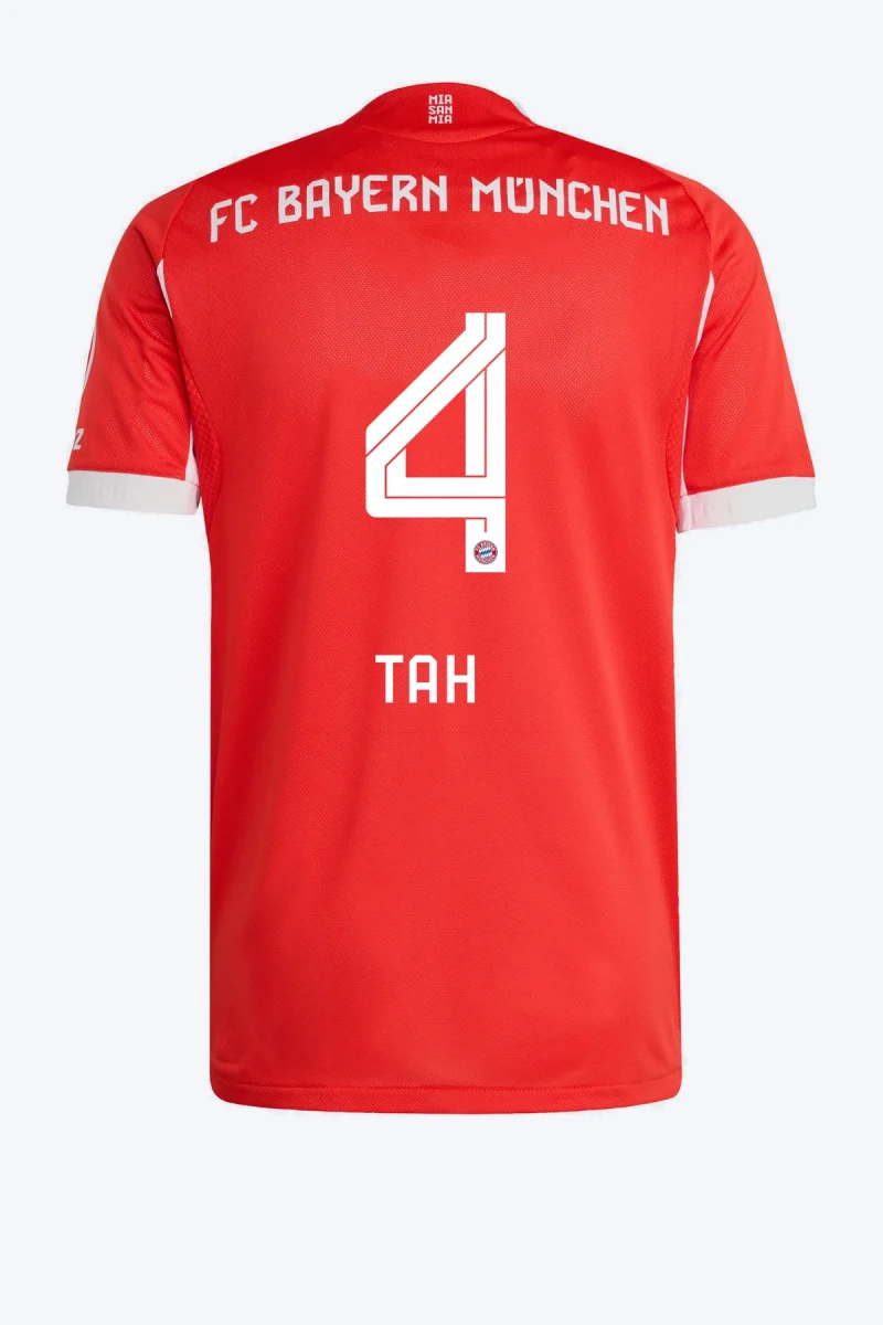 Tah 4 Voetbalshirt - FC Bayern 25/26 Thuis Authentic