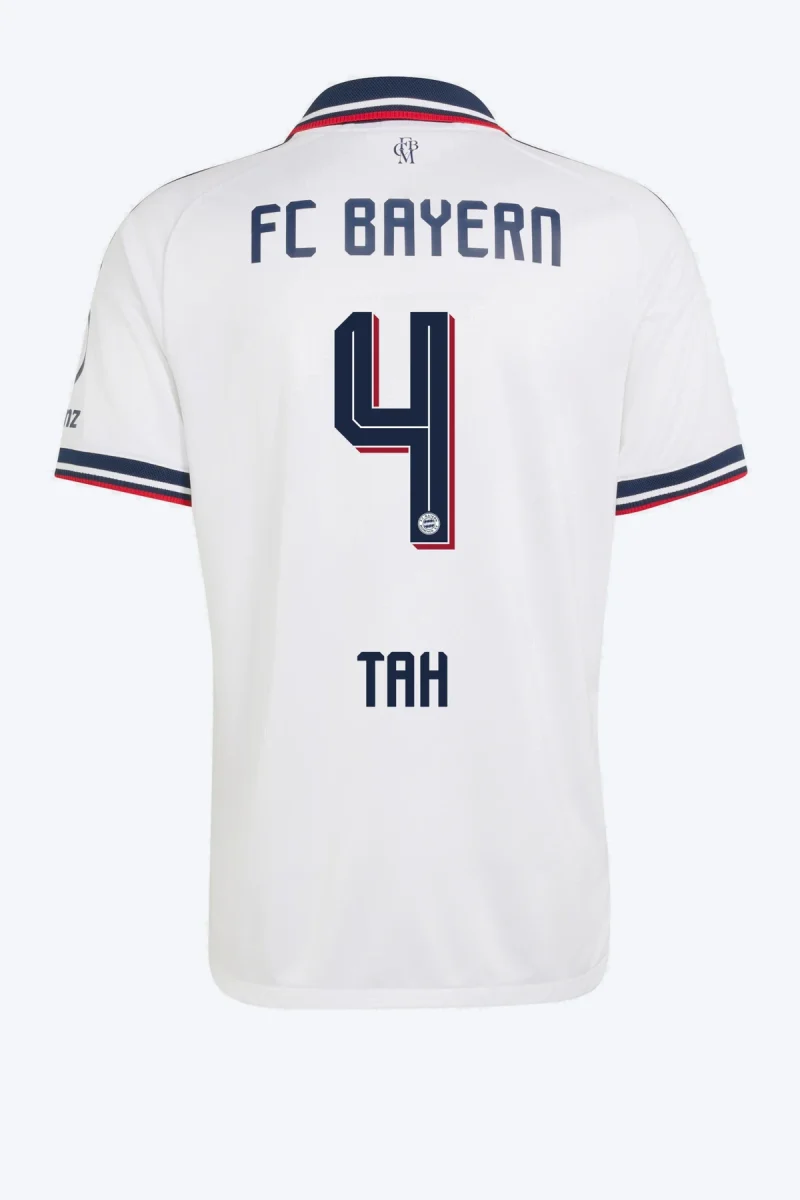 Tah 4 Voetbalshirt - FC Bayern 26/27 Uit Authentic