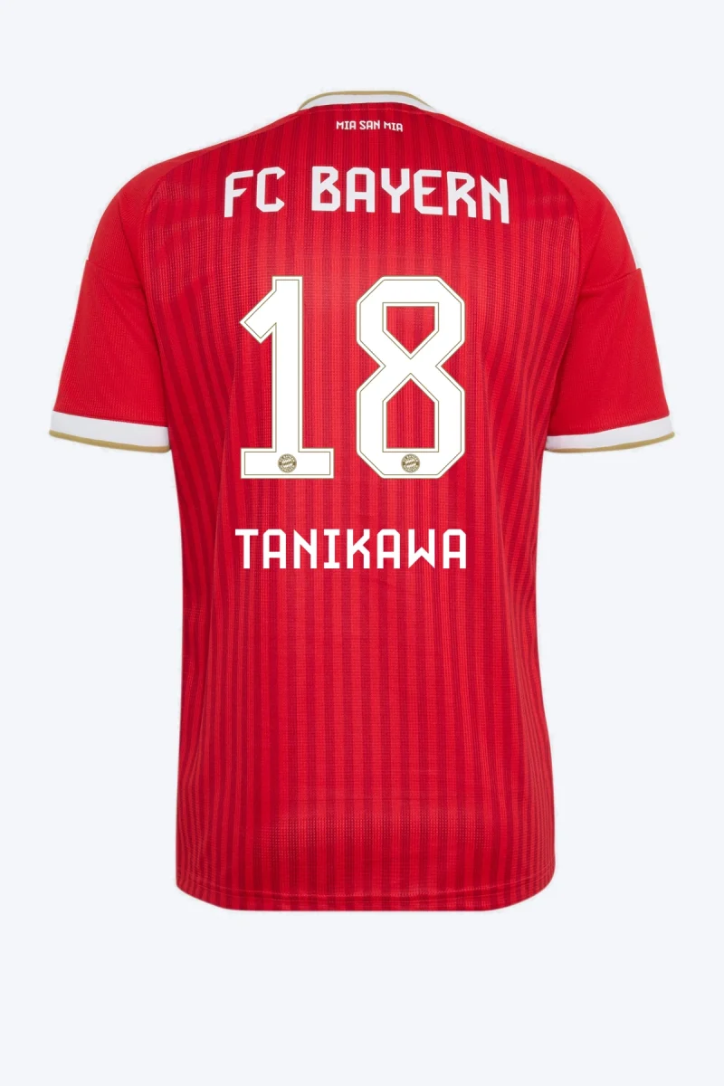 Tanikawa 18 Voetbalshirt - FC Bayern 26/27 Thuis Dames Team