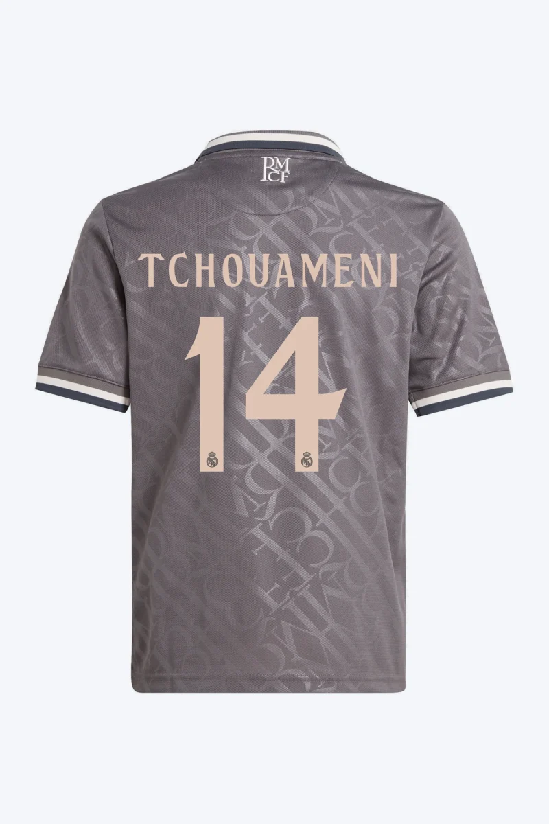 Tchouameni 14 Voetbalshirt - Real Madrid 24/25 Derde Kids