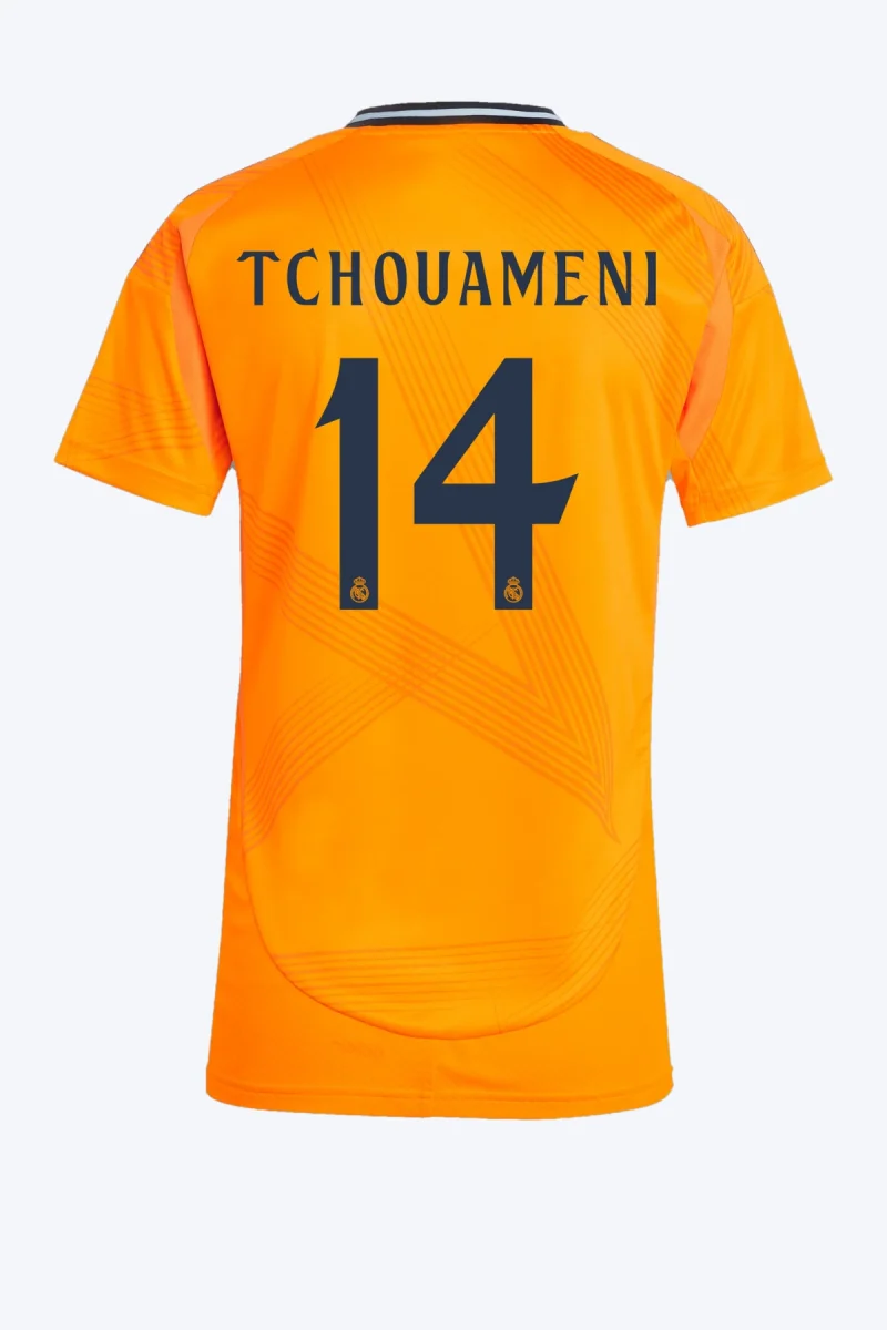 Tchouameni 14 Voetbalshirt - Real Madrid 24/25 Uit