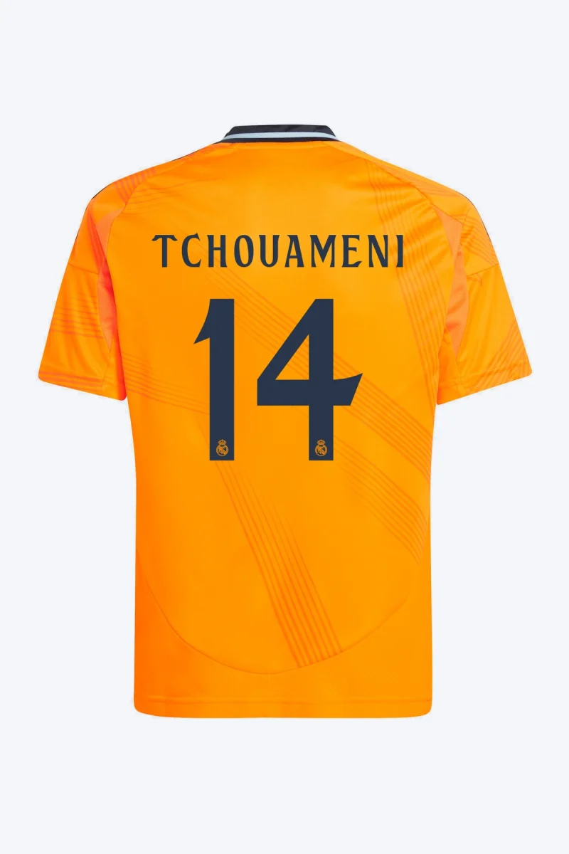 Tchouameni 14 Voetbalshirt - Real Madrid 24/25 Uit Kids