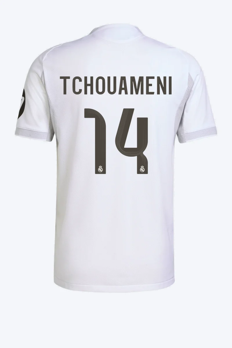 Tchouameni 14 Voetbalshirt - Real Madrid 25/26 Thuis Authentic