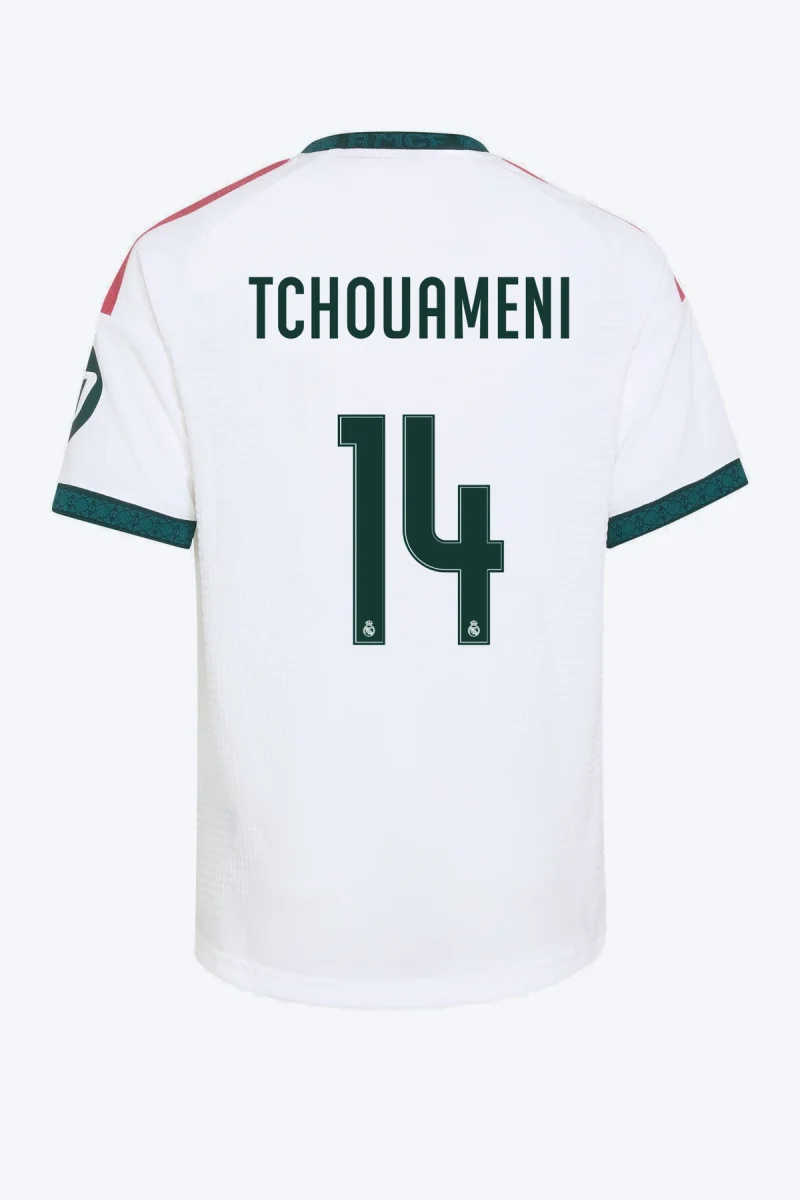 Tchouameni 14 Voetbalshirt - Real Madrid 26/27 Thuis Authentic Kids