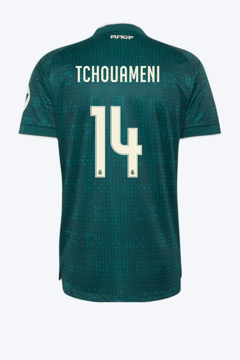 Tchouameni 14 Voetbalshirt - Real Madrid 26/27 Uit Authentic