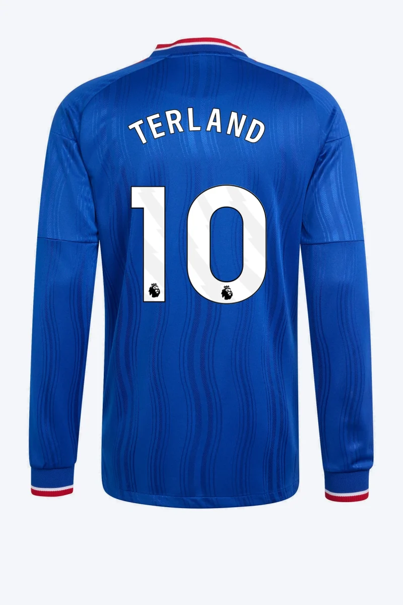 Terland 10 Voetbalshirt - Manchester United 26/27 Uit Authentic Longsleeve