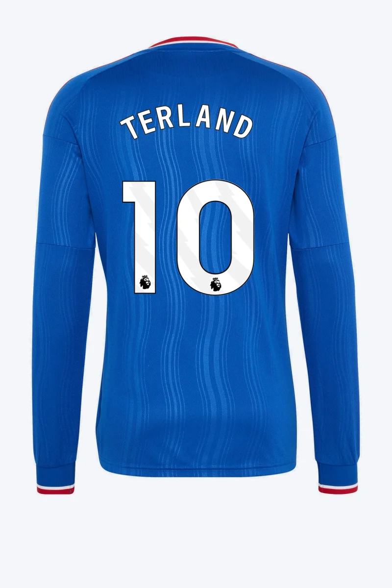 Terland 10 Voetbalshirt - Manchester United 26/27 Uit Longsleeve