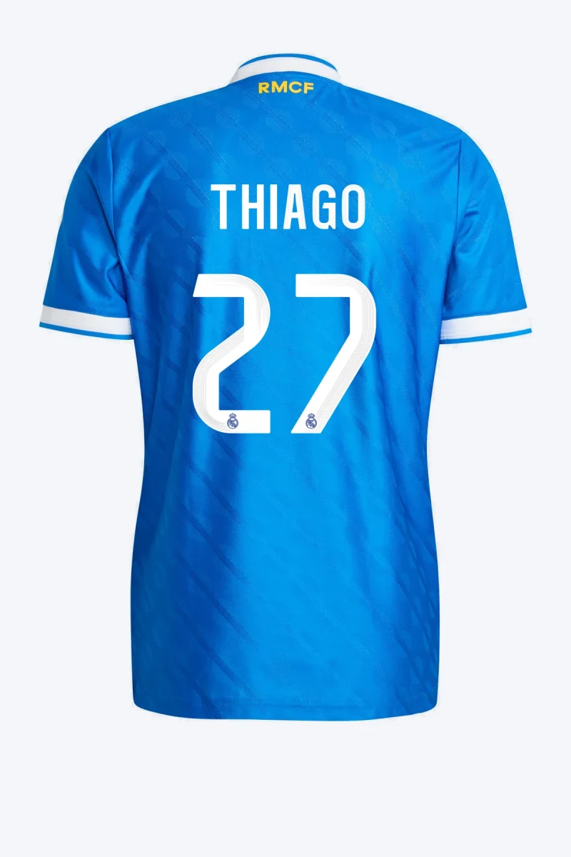 Thiago 27 Voetbalshirt - Real Madrid 25/26 Derde Authentic