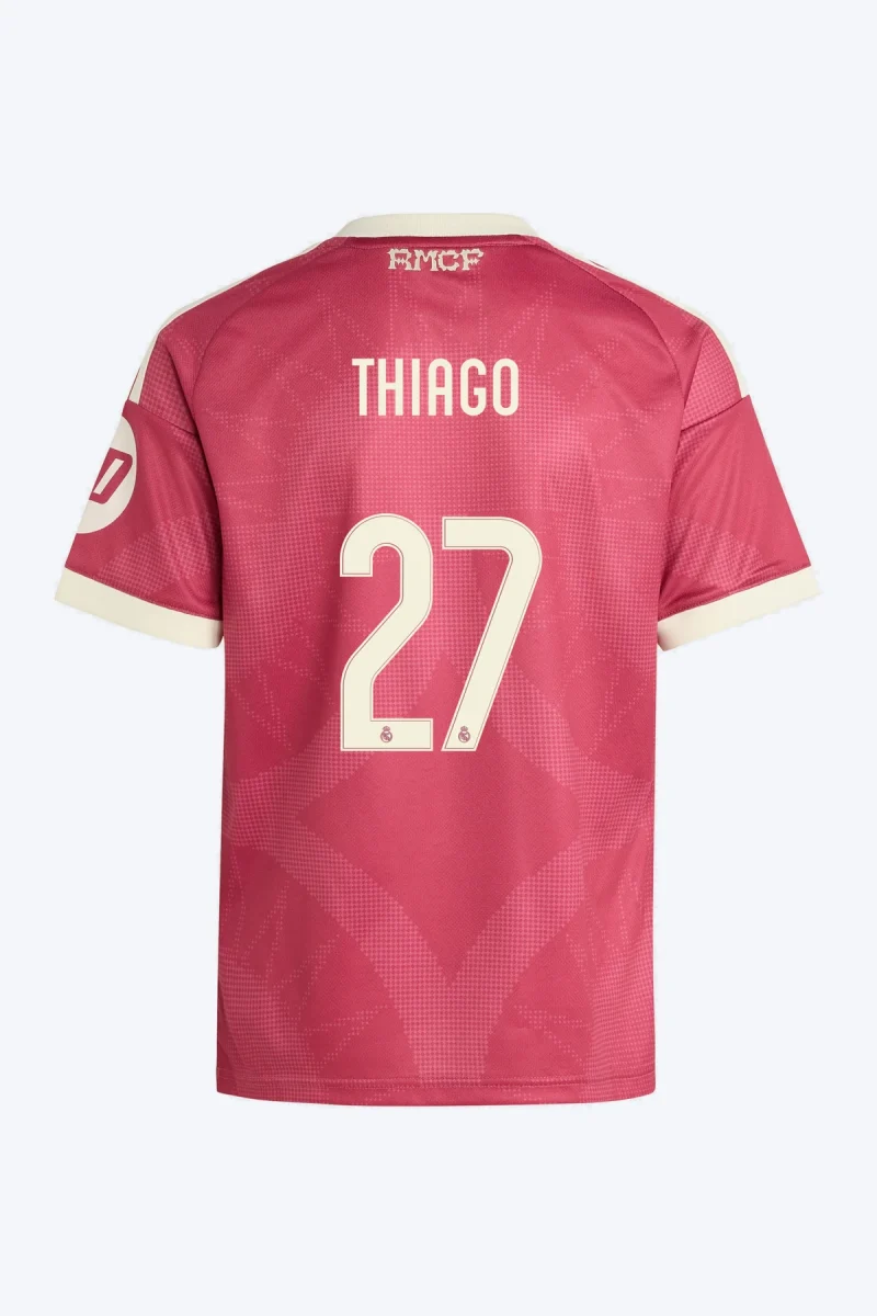 Thiago 27 Voetbalshirt - Real Madrid 26/27 Derde Kids
