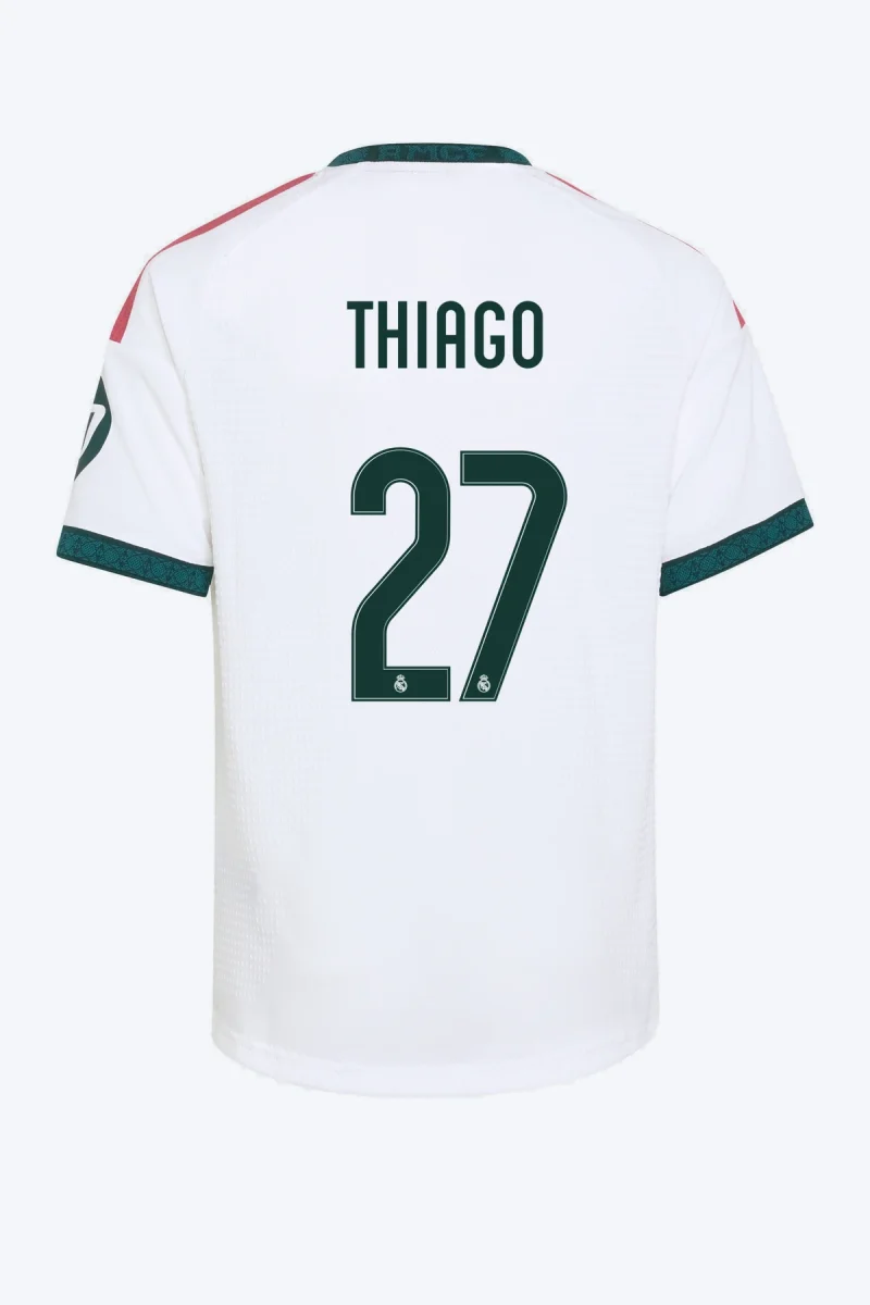 Thiago 27 Voetbalshirt - Real Madrid 26/27 Thuis Authentic Kids