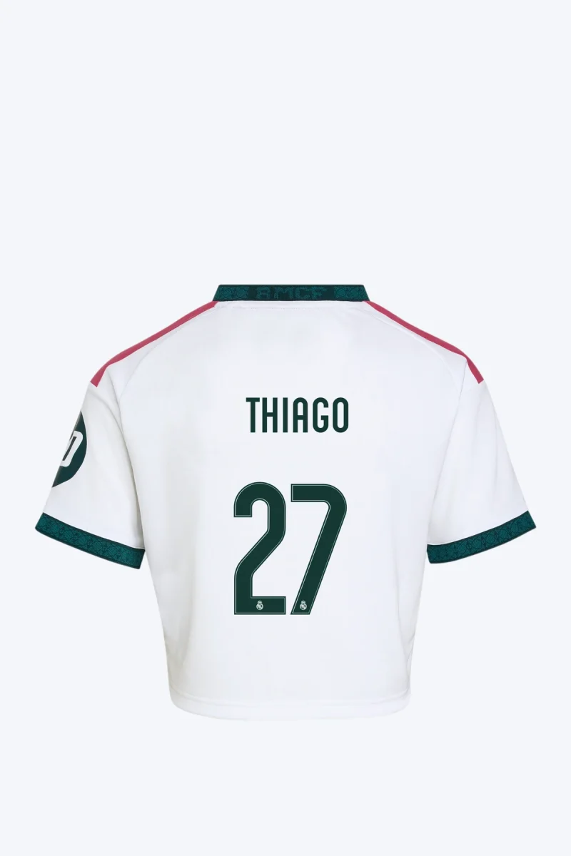 Thiago 27 Voetbalshirt - Real Madrid 26/27 Thuis Cropped