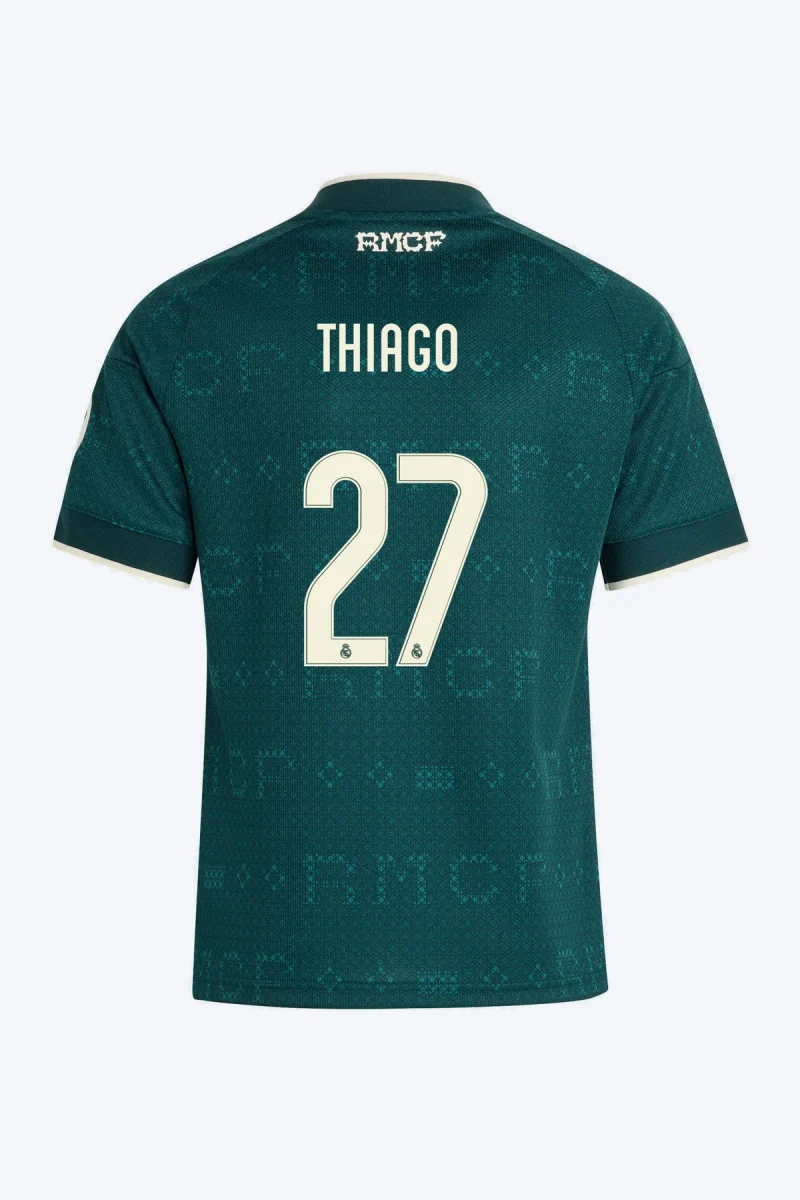 Thiago 27 Voetbalshirt - Real Madrid 26/27 Uit Kids
