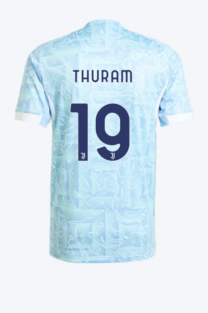 Thuram 19 Voetbalshirt - Juventus 25/26 Uit Authentic