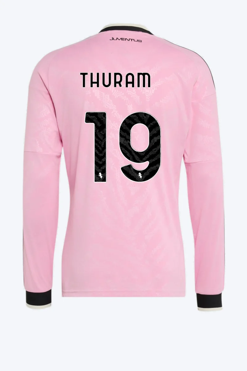 Thuram 19 Voetbalshirt - Juventus 26/27 Uit Lange Mouw