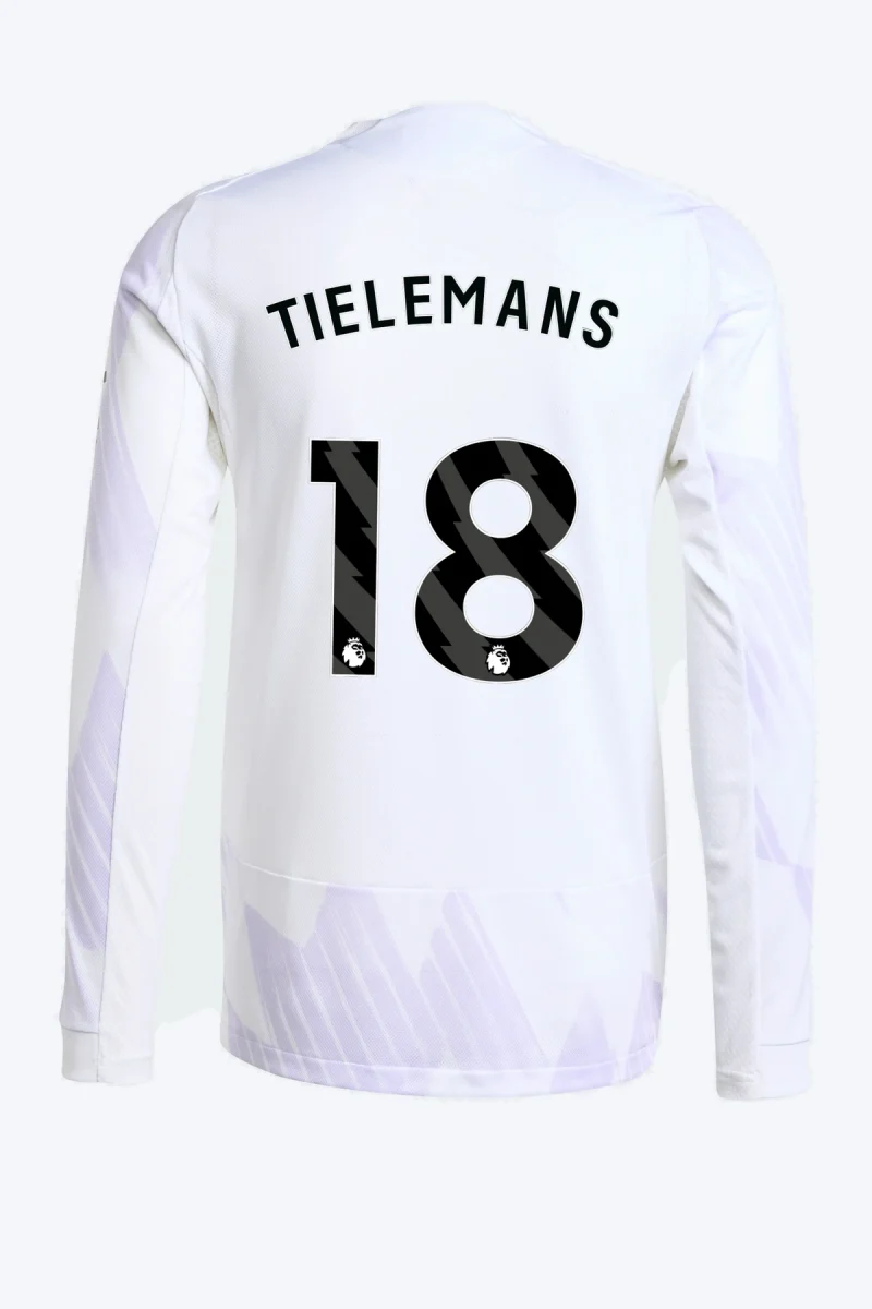 Tielemans 18 Voetbalshirt - Manchester United 25/26 Lange Mouw Uit Authentic