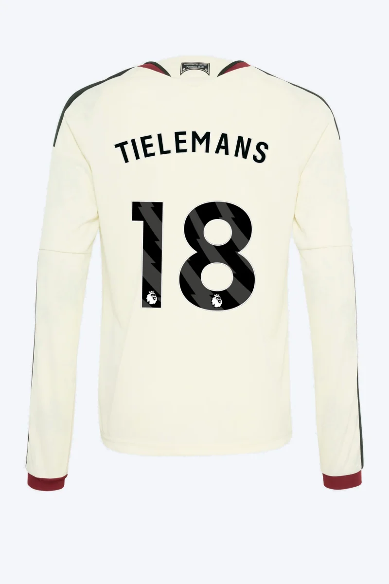 Tielemans 18 Voetbalshirt - Manchester United 26/27 Derde Kids Longsleeve