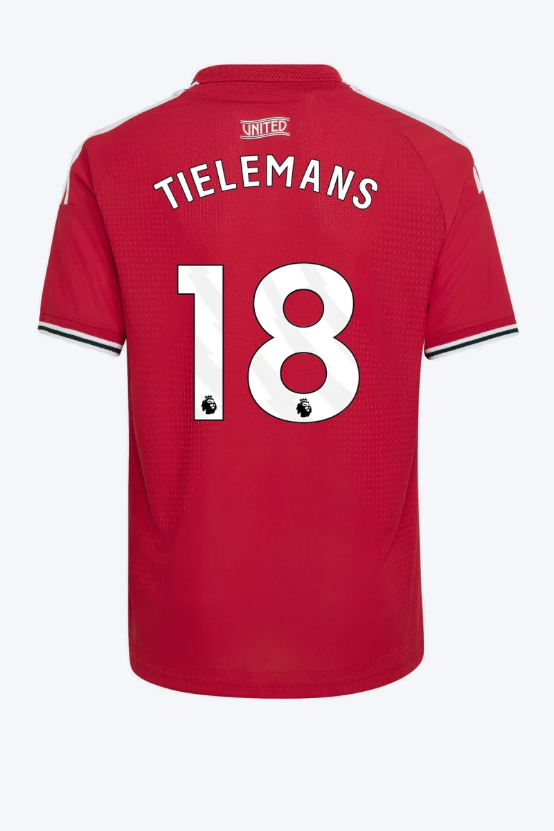 Tielemans 18 Voetbalshirt - Manchester United 26/27 Thuis Authentic Kids