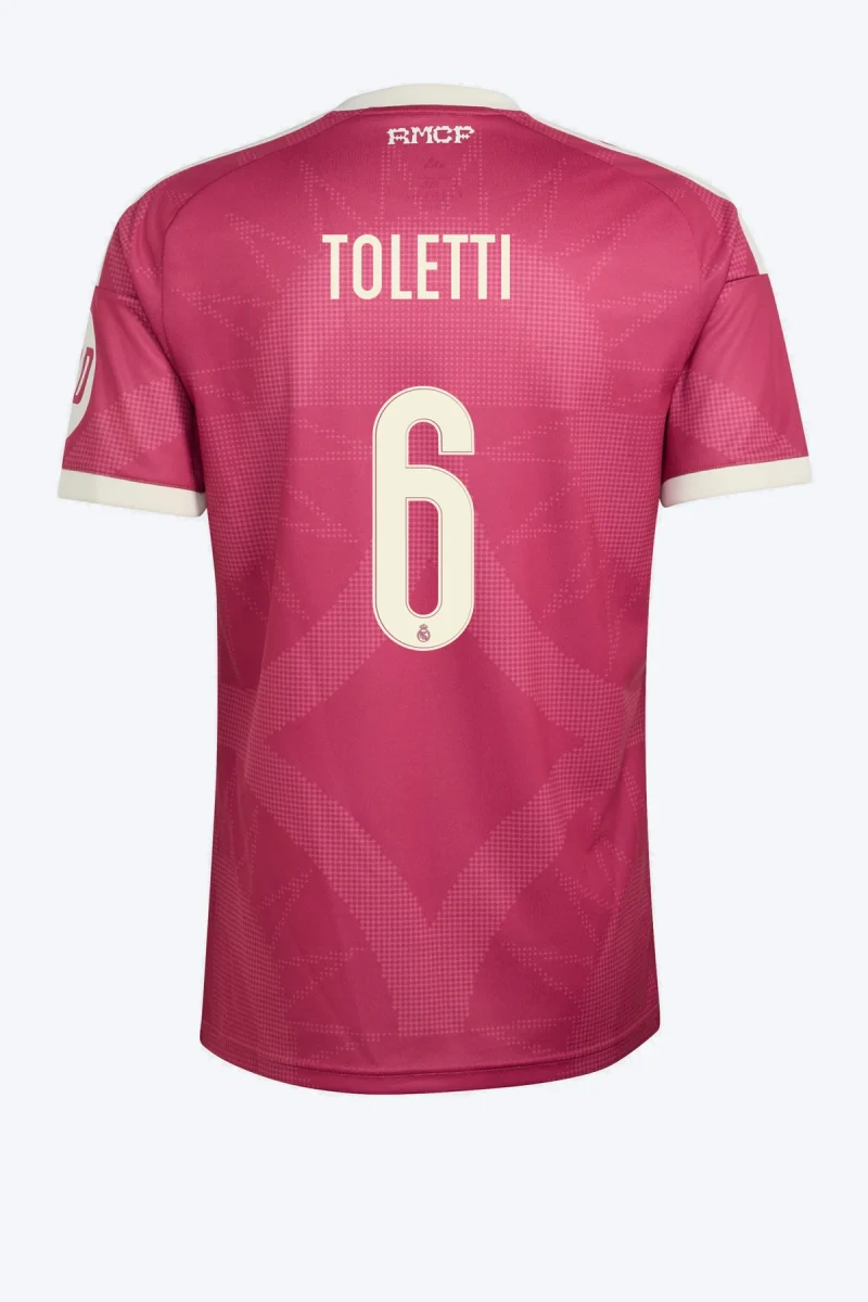 Toletti 6 Voetbalshirt - Real Madrid 26/27 Derde