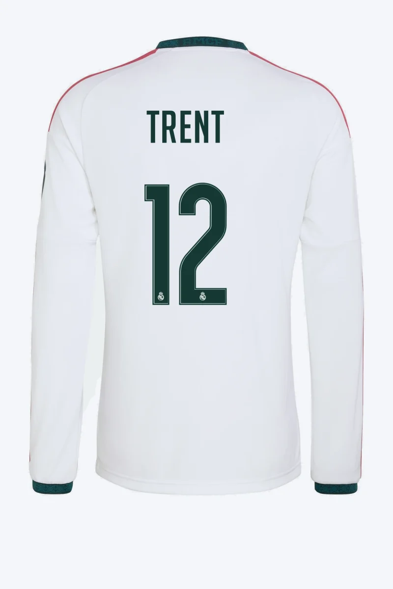 Trent 12 Voetbalshirt - Real Madrid 26/27 Thuis Lange Mouw