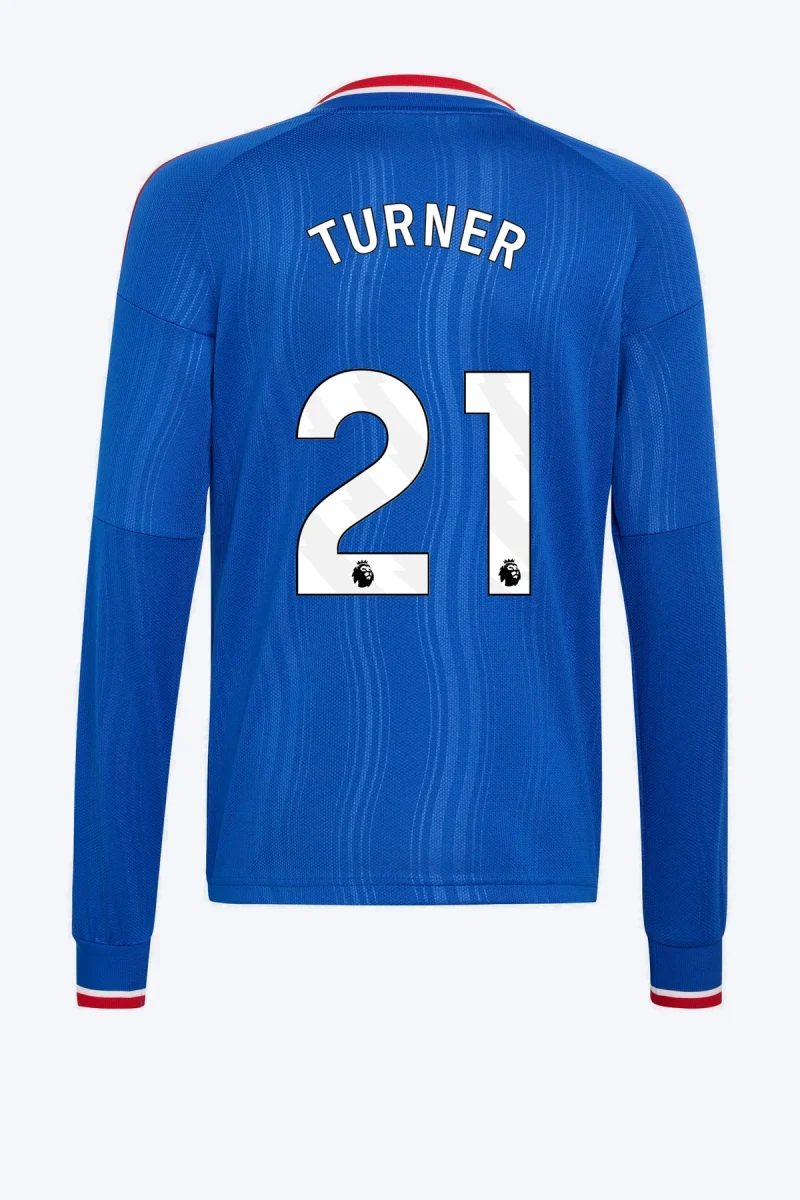 Turner 21 Voetbalshirt - Manchester United 26/27 Uit Kids Longsleeve