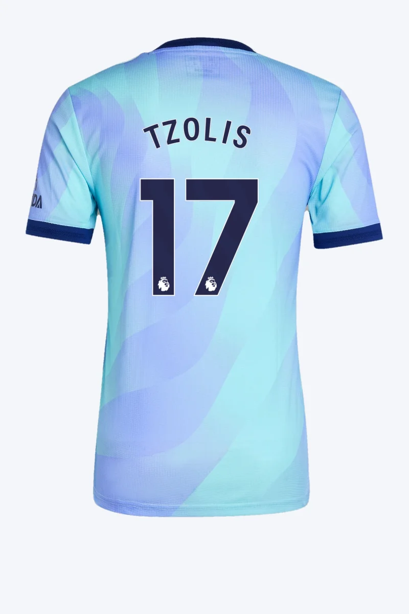 Tzolis 17 Voetbalshirt - Arsenal 24/25 Derde Authentic