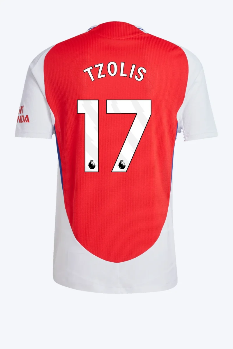 Tzolis 17 Voetbalshirt - Arsenal 24/25 Thuis Authentic