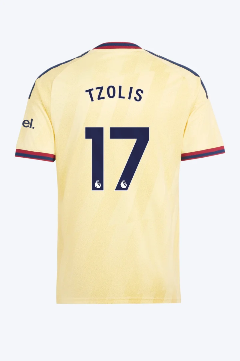 Tzolis 17 Voetbalshirt - Arsenal FC 26/27 Derde