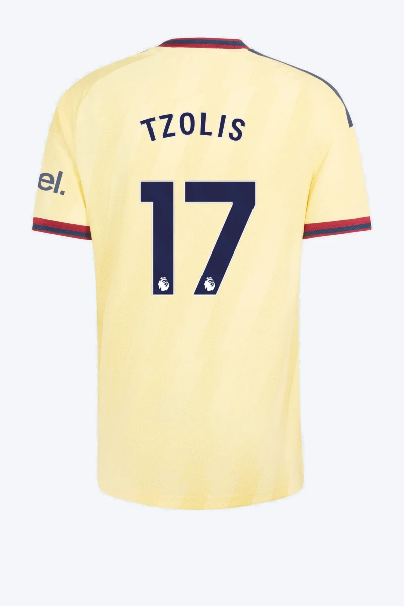 Tzolis 17 Voetbalshirt - Arsenal FC 26/27 Derde Authentic