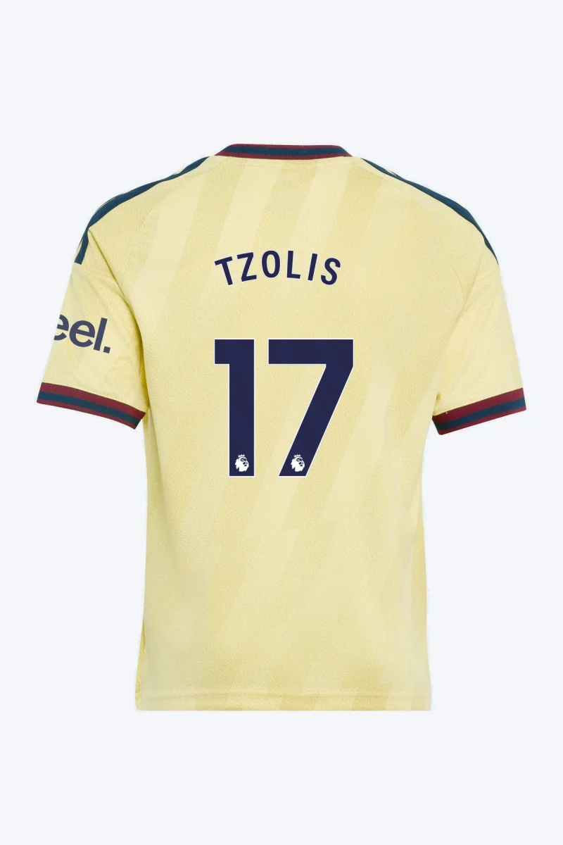 Tzolis 17 Voetbalshirt - Arsenal FC 26/27 Derde Kids