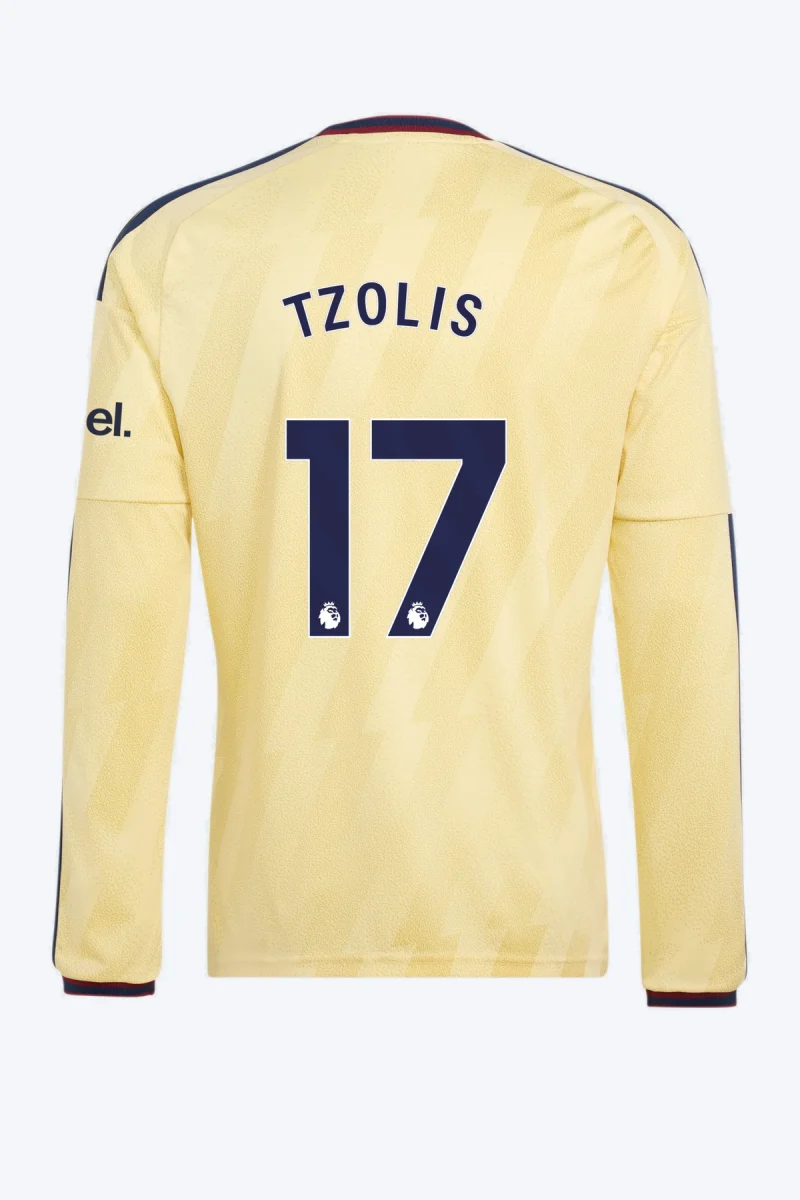 Tzolis 17 Voetbalshirt - Arsenal FC 26/27 Derde Longsleeve
