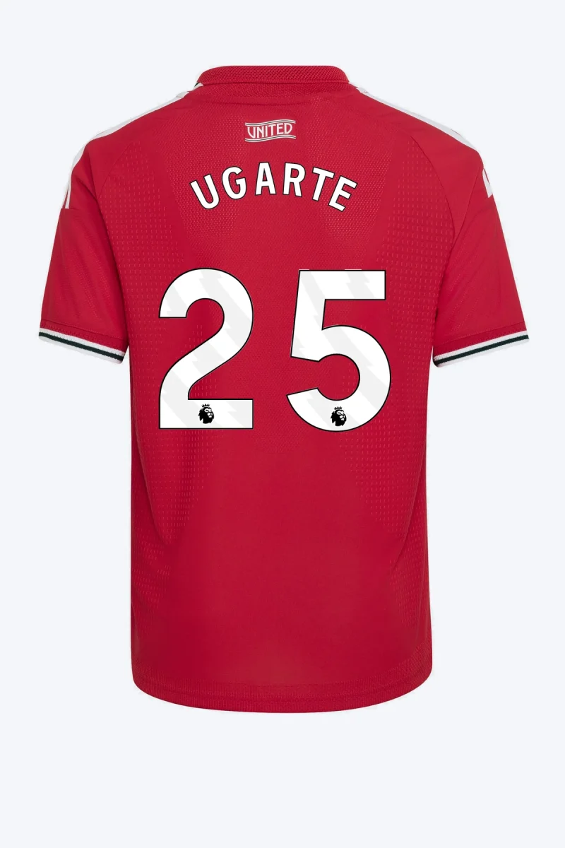 Ugarte 25 Voetbalshirt - Manchester United 26/27 Thuis Authentic Kids