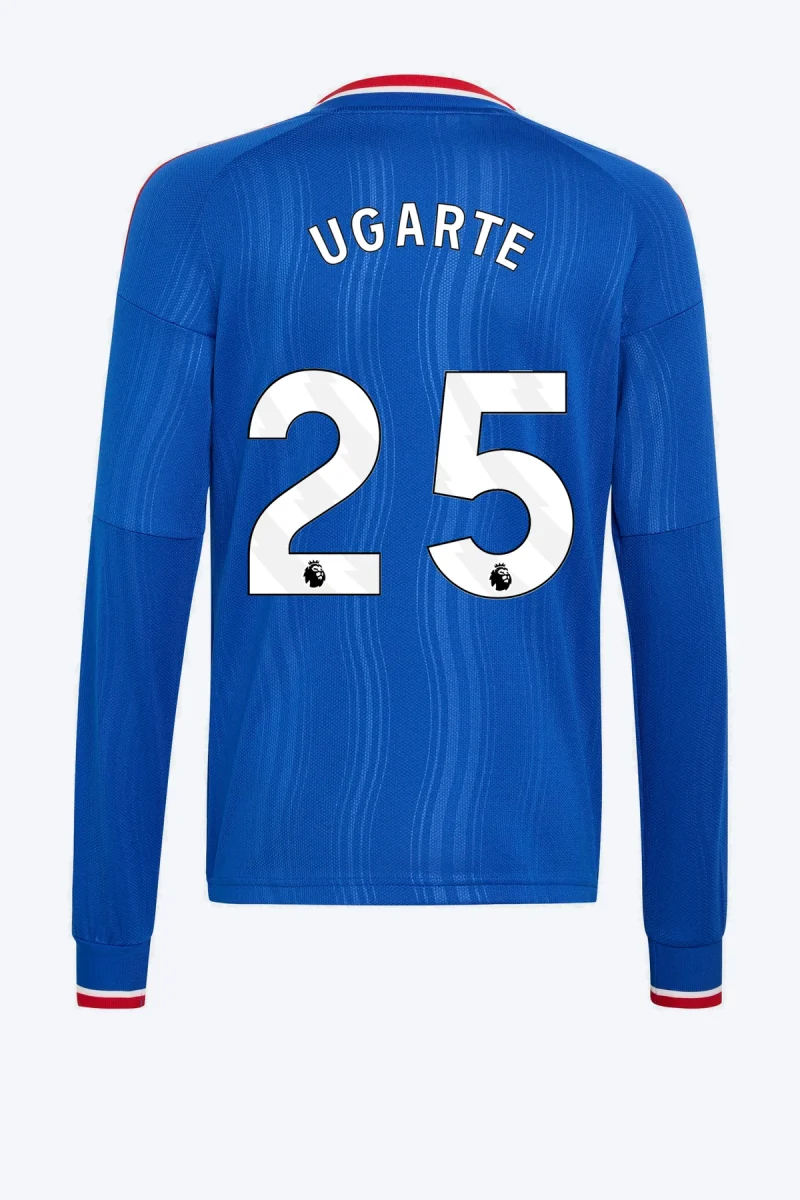 Ugarte 25 Voetbalshirt - Manchester United 26/27 Uit Kids Longsleeve