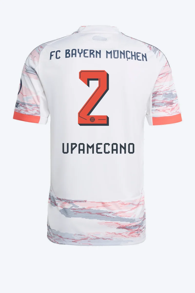 Upamecano 2 Voetbalshirt - FC Bayern 25/26 Uit