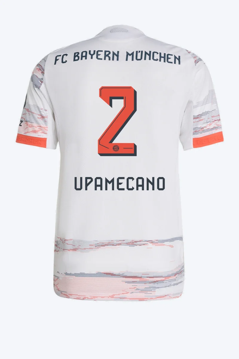 Upamecano 2 Voetbalshirt - FC Bayern 25/26 Uit Authentic