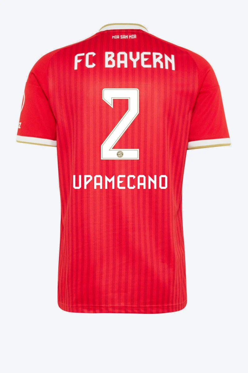 Upamecano 2 Voetbalshirt - FC Bayern 26/27 Thuis