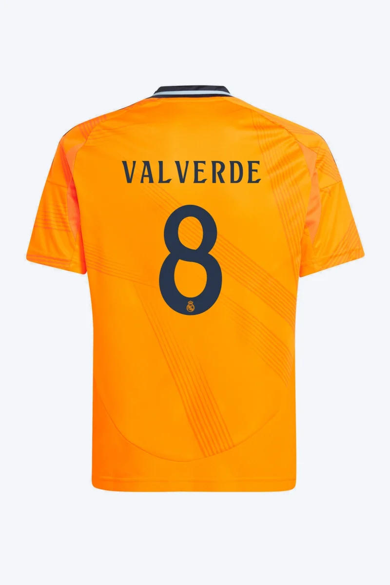Valverde 8 Voetbalshirt - Real Madrid 24/25 Uit Kids