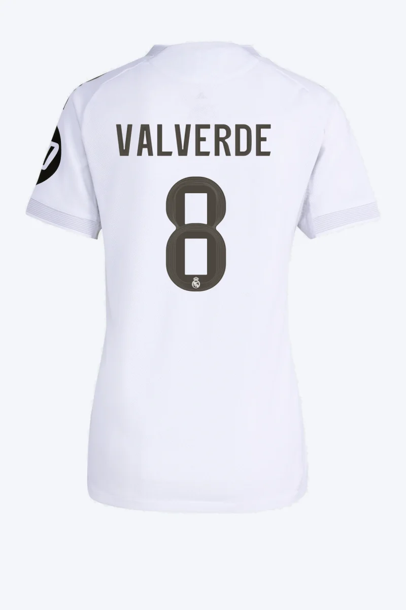 Valverde 8 Voetbalshirt - Real Madrid 25/26 Thuis Authentic
