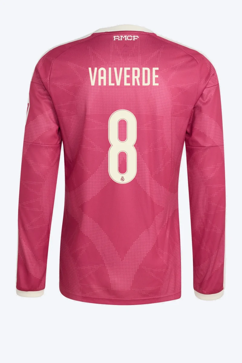 Valverde 8 Voetbalshirt - Real Madrid 26/27 Derde Lange Mouw