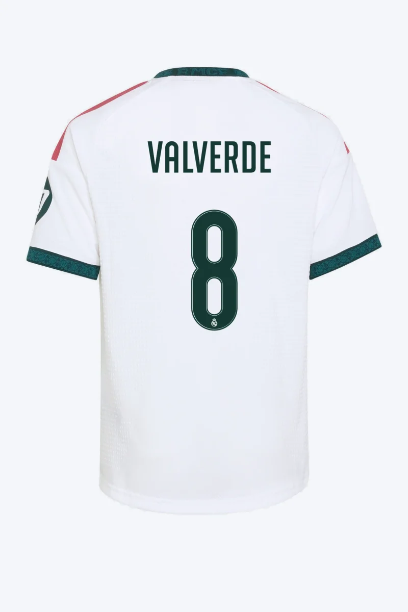 Valverde 8 Voetbalshirt - Real Madrid 26/27 Thuis Authentic Kids