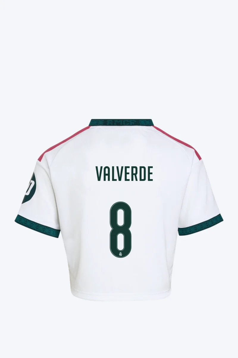 Valverde 8 Voetbalshirt - Real Madrid 26/27 Thuis Cropped