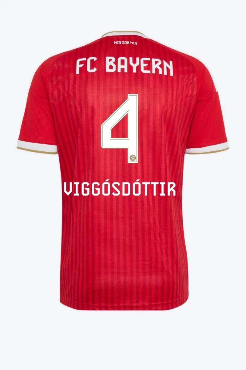 Viggósdóttir 4 Voetbalshirt - FC Bayern 26/27 Thuis Dames Team