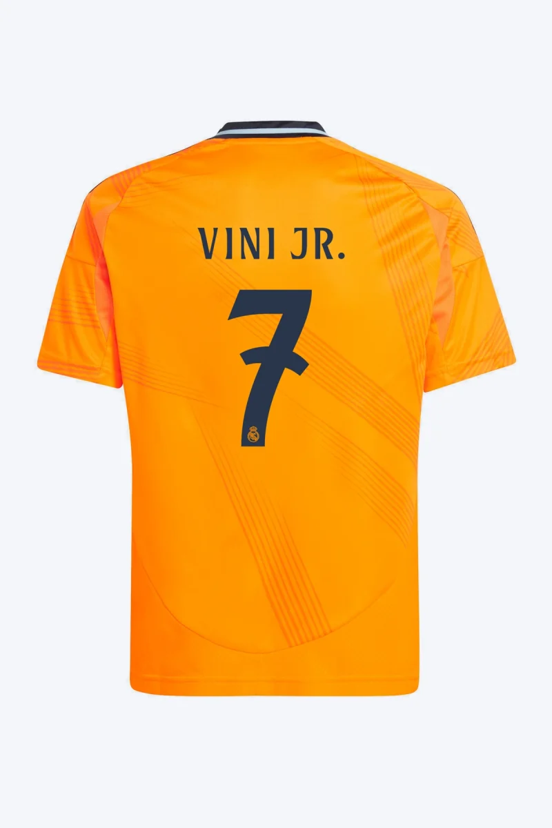 Vini Jr. 7 Voetbalshirt - Real Madrid 24/25 Uit Kids