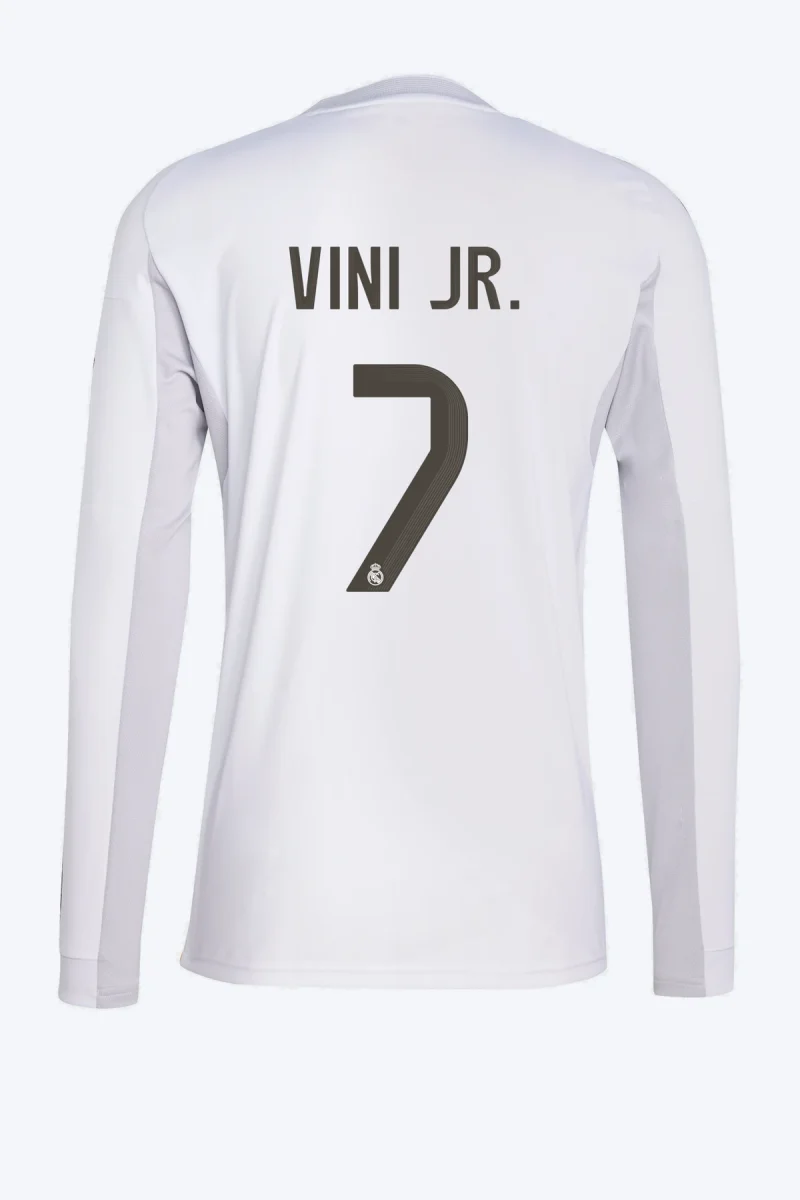 Vini Jr. 7 Voetbalshirt - Real Madrid 25/26 Lange Mouw Thuis