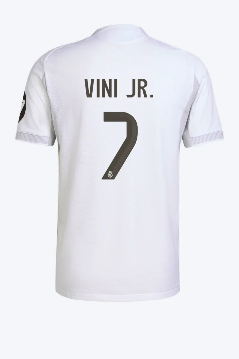 Vini Jr. 7 Voetbalshirt - Real Madrid 25/26 Thuis Authentic