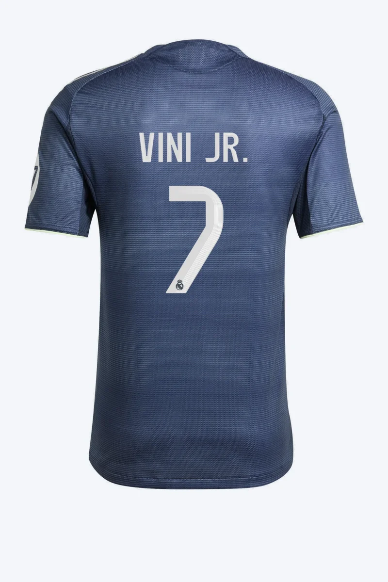 Vini Jr. 7 Voetbalshirt - Real Madrid 25/26 Uit Authentic