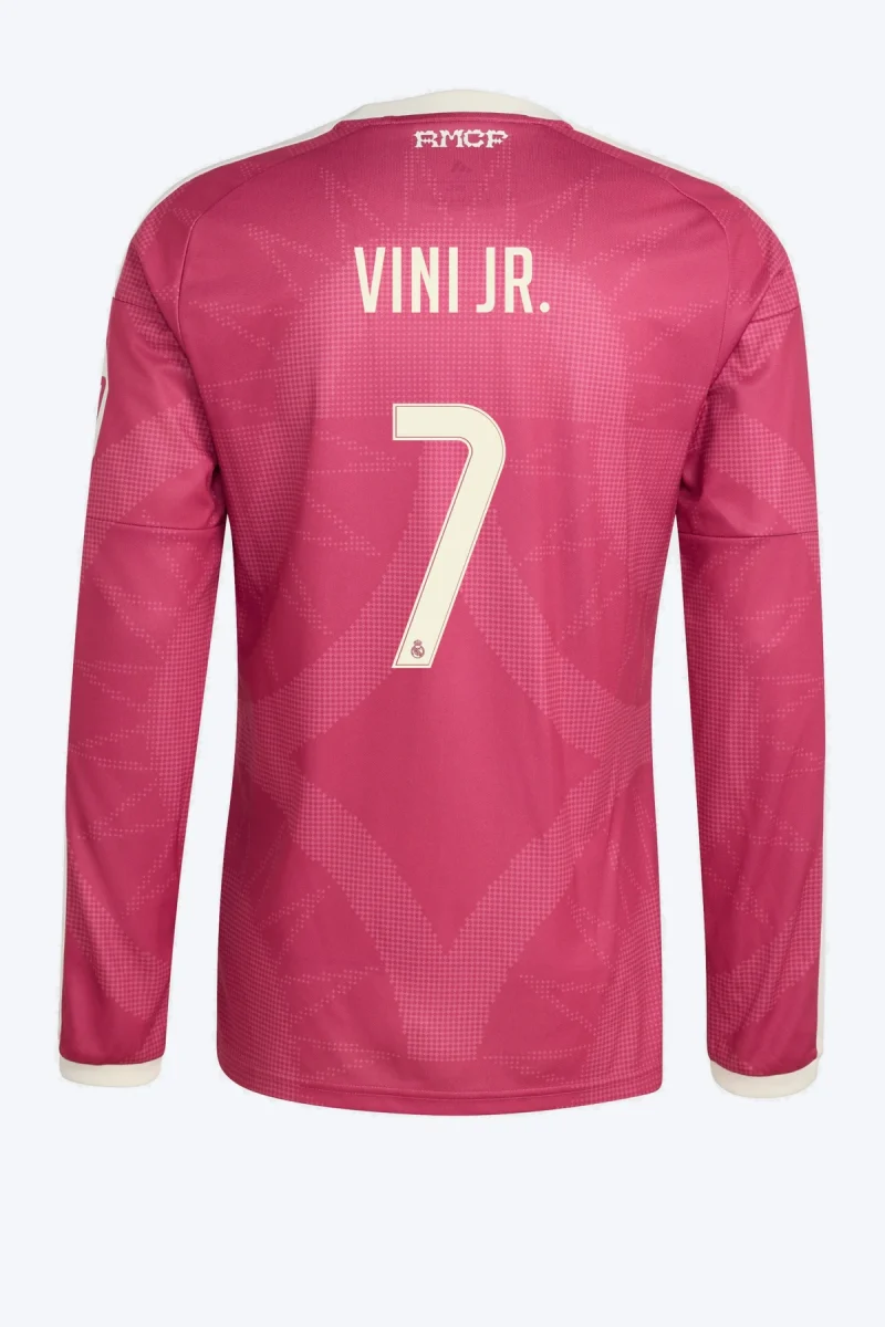 Vini Jr. 7 Voetbalshirt - Real Madrid 26/27 Derde Lange Mouw