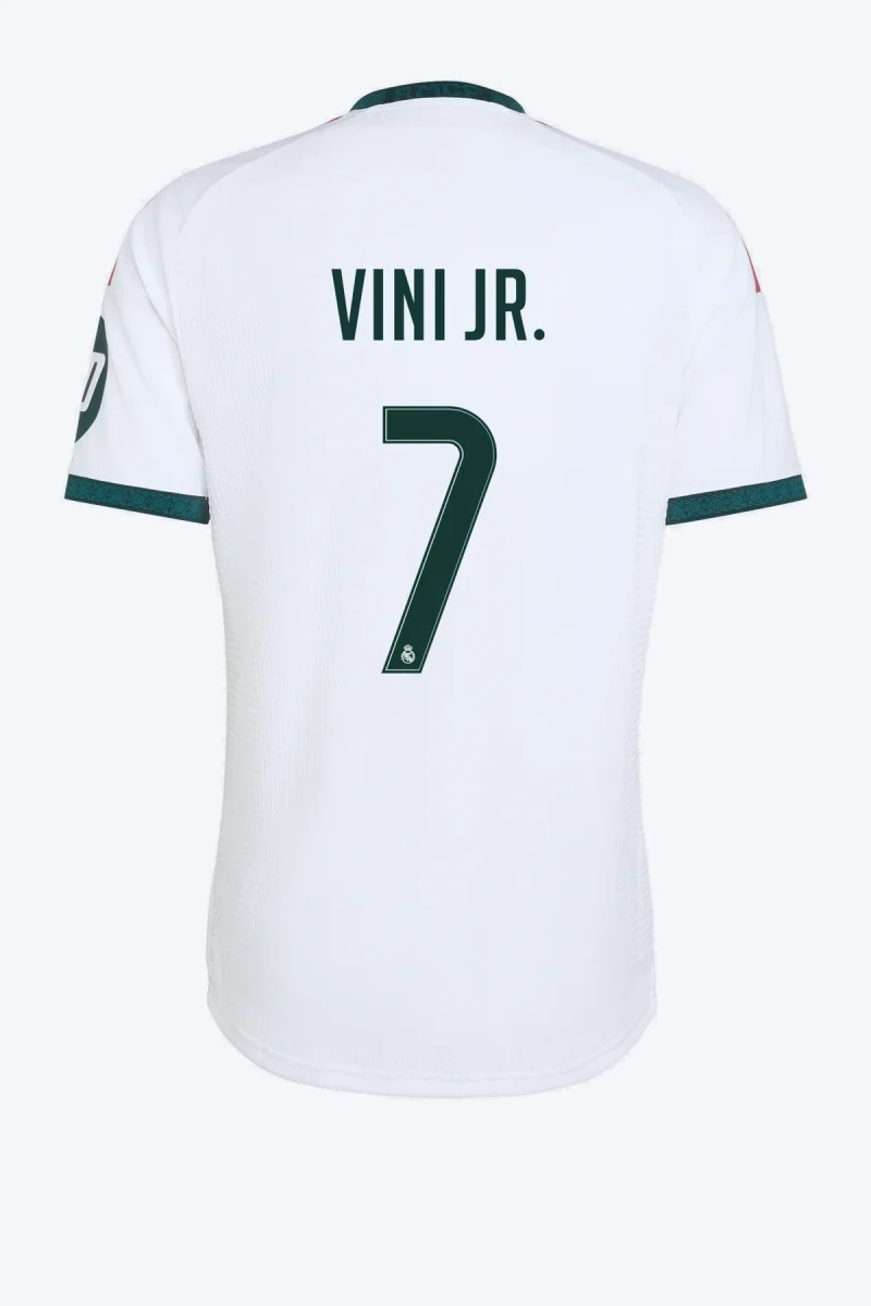 Vini Jr. 7 Voetbalshirt - Real Madrid 26/27 Thuis Authentic