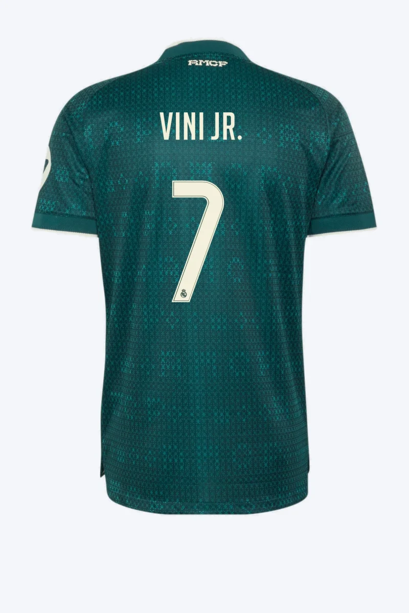 Vini Jr. 7 Voetbalshirt - Real Madrid 26/27 Uit Authentic